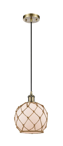 Ballston One Light Mini Pendant Antique Brass