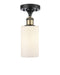 Innovations - 516-1C-BAB-G801 - One Light Semi-Flush Mount - Ballston - Black Antique Brass