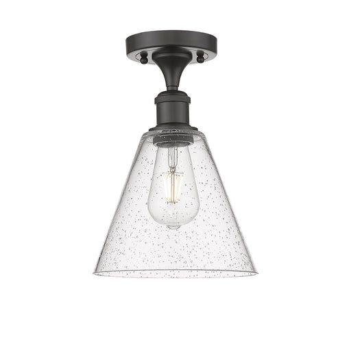 Ballston One Light Semi-Flush Mount Oil Rubbed Bronze