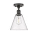 Innovations - 516-1C-OB-GBC-84 - One Light Semi-Flush Mount - Ballston - Oil Rubbed Bronze
