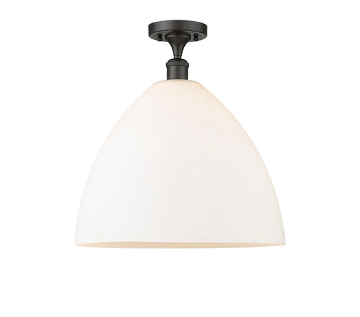 Ballston One Light Semi-Flush Mount Oil Rubbed Bronze