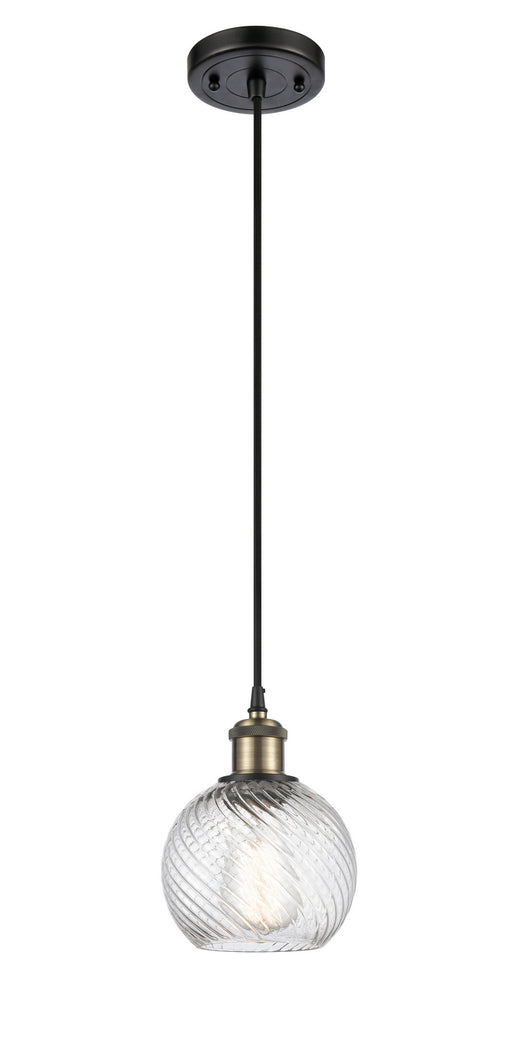 Innovations - 516-1P-BAB-G1214-6-LED - LED Mini Pendant - Ballston - Black Antique Brass