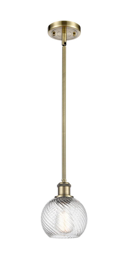 Innovations - 516-1S-AB-G1214-6-LED - LED Mini Pendant - Ballston - Antique Brass