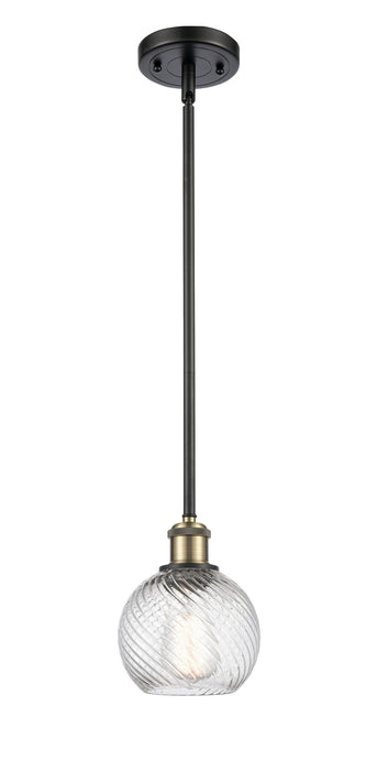 Innovations - 516-1S-BAB-G1214-6-LED - LED Mini Pendant - Ballston - Black Antique Brass
