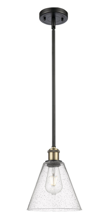 Innovations - 516-1S-BAB-GBC-84 - One Light Mini Pendant - Ballston - Black Antique Brass