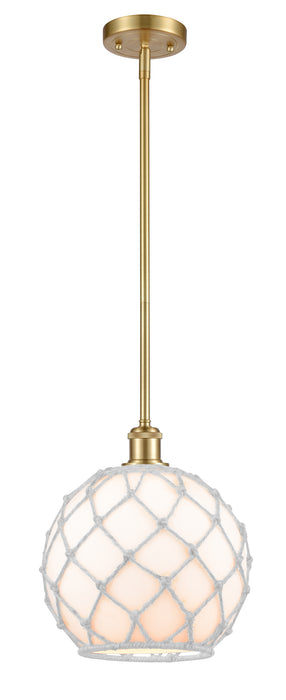 Innovations - 516-1S-SG-G121-10RW-LED - LED Mini Pendant - Ballston - Satin Gold