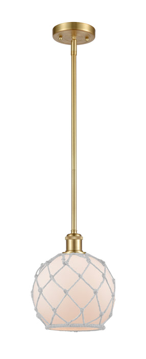 Innovations - 516-1S-SG-G121-8RW-LED - LED Mini Pendant - Ballston - Satin Gold