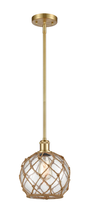 Innovations - 516-1S-SG-G122-8RB-LED - LED Mini Pendant - Ballston - Satin Gold