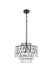 Elegant Lighting - 1102D16BK - Three Light Pendant - Mila - Black