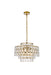 Elegant Lighting - 1102D18BR - Five Light Pendant - Mila - Brass
