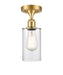 Innovations - 516-1C-SG-G802 - One Light Semi-Flush Mount - Ballston - Satin Gold