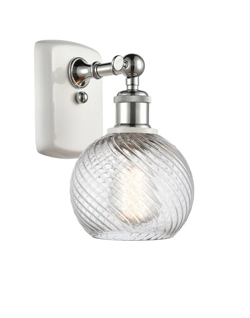 Innovations - 516-1W-WPC-G1214-6-LED - LED Wall Sconce - Ballston - White and Polished Chrome