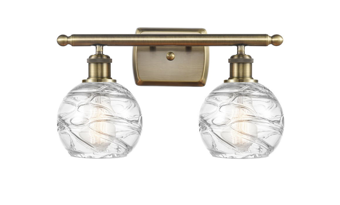 Innovations - 516-2W-AB-G1213-6 - Two Light Bath Vanity - Ballston - Antique Brass