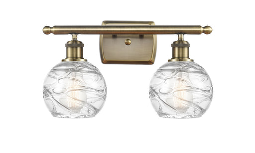 Ballston Two Light Bath Vanity Antique Brass