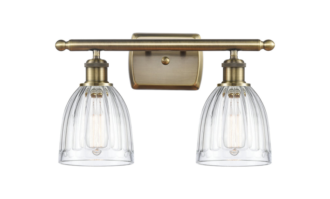 Innovations - 516-2W-AB-G442 - Two Light Bath Vanity - Ballston - Antique Brass