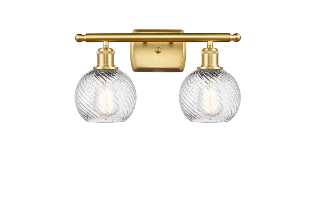 Innovations - 516-2W-SG-G1214-6-LED - LED Bath Vanity - Ballston - Satin Gold