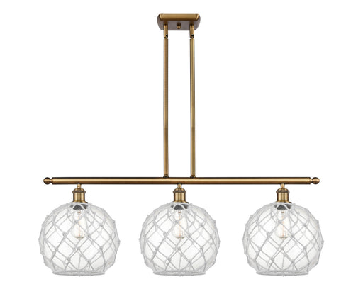 Innovations - 516-3I-BB-G122-10RW - Three Light Island Pendant - Ballston - Brushed Brass