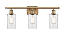 Innovations - 516-3W-BB-G802 - Three Light Bath Vanity - Ballston - Brushed Brass