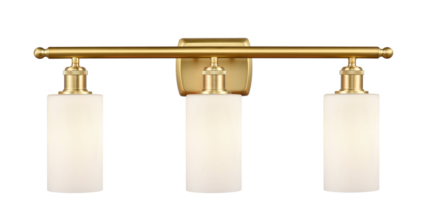 Innovations - 516-3W-SG-G801 - Three Light Bath Vanity - Ballston - Satin Gold