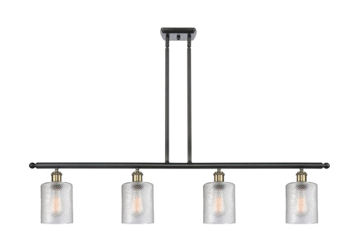 Ballston LED Island Pendant Black Antique Brass