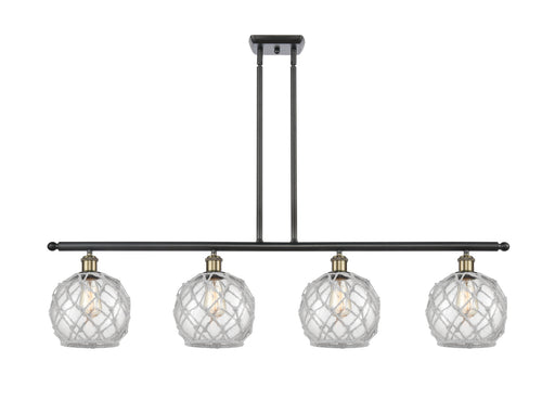 Innovations - 516-4I-BAB-G122-8RW - Four Light Island Pendant - Ballston - Black Antique Brass