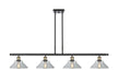 Innovations - 516-4I-BAB-G132 - Four Light Island Pendant - Ballston - Black Antique Brass