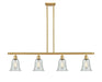 Innovations - 516-4I-SG-G2812-LED - LED Island Pendant - Ballston - Satin Gold