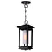 CWI Lighting - 0412P7-1-101 - One Light Outdoor Hanging Pendant - Granville - Black