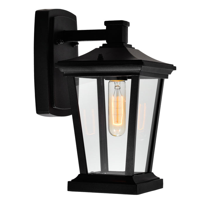 CWI Lighting - 0413W7-1-101 - One Light Outdoor Wall Lantern - Leawood - Black