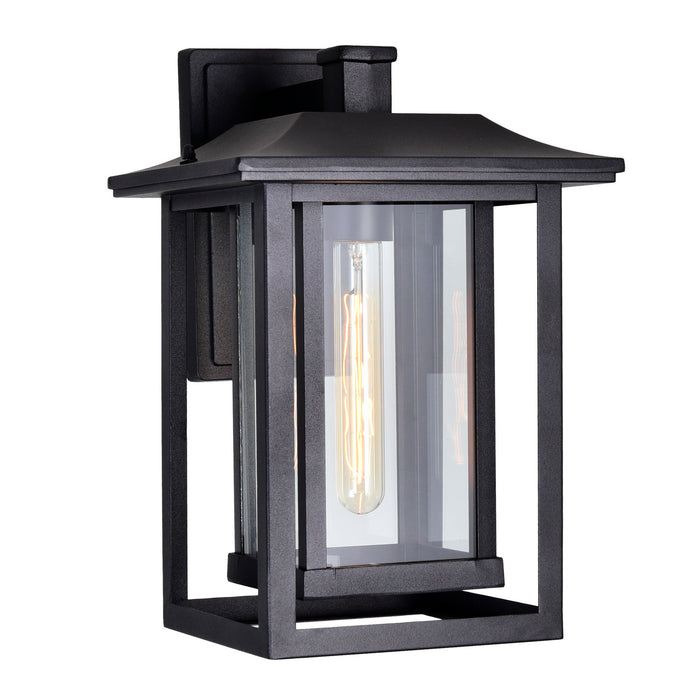 CWI Lighting - 0414W10-1-101 - One Light Outdoor Wall Lantern - Winfield - Black