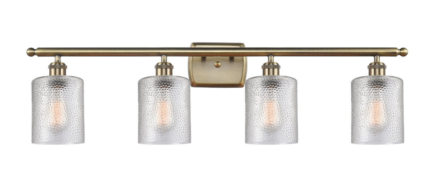 Innovations - 516-4W-AB-G112 - Four Light Bath Vanity - Ballston - Antique Brass