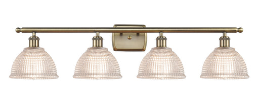 Ballston Four Light Bath Vanity Antique Brass