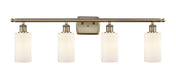 Innovations - 516-4W-AB-G801 - Four Light Bath Vanity - Ballston - Antique Brass
