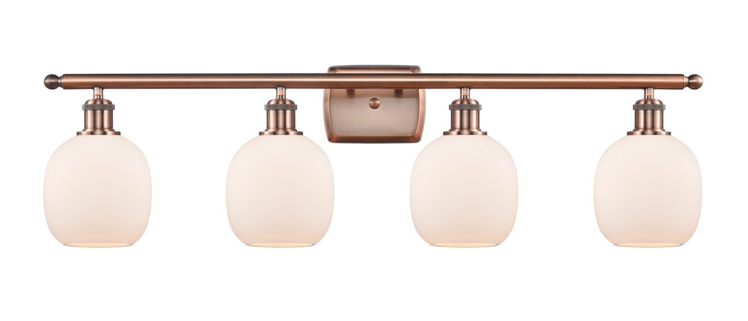 Innovations - 516-4W-AC-G101-LED - LED Bath Vanity - Ballston - Antique Copper