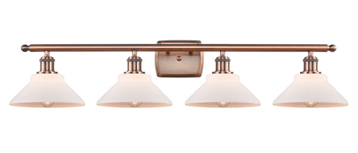 Innovations - 516-4W-AC-G131 - Four Light Bath Vanity - Ballston - Antique Copper