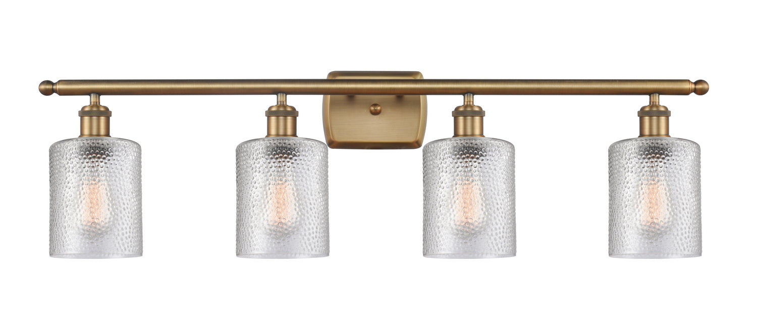 Innovations - 516-4W-BB-G112 - Four Light Bath Vanity - Ballston - Brushed Brass