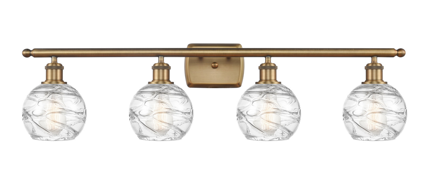 Innovations - 516-4W-BB-G1213-6 - Four Light Bath Vanity - Ballston - Brushed Brass