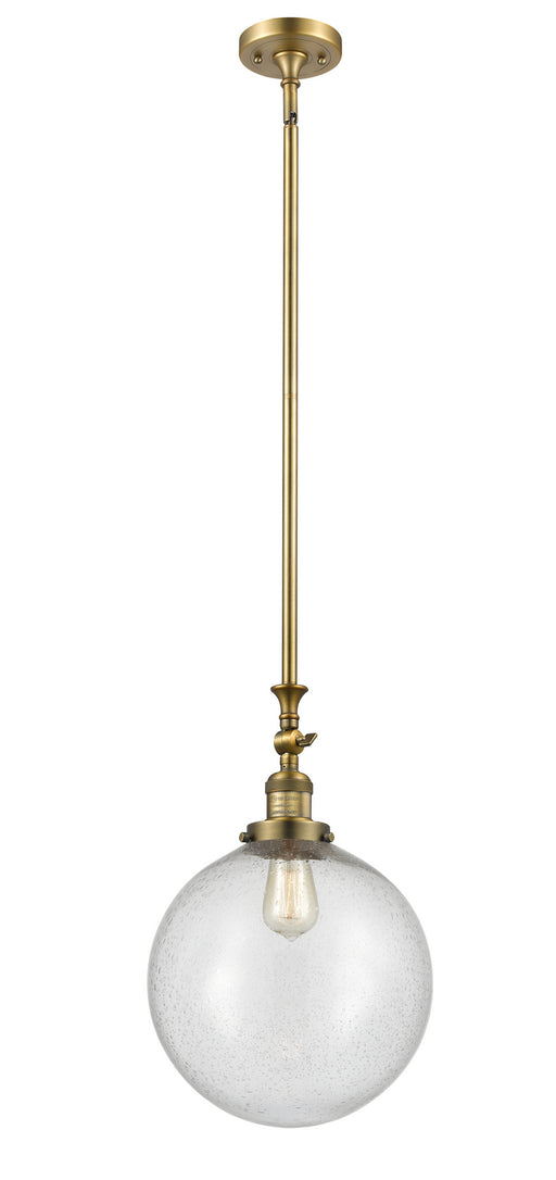 Innovations - 206-BB-G204-12-LED - LED Mini Pendant - Franklin Restoration - Brushed Brass