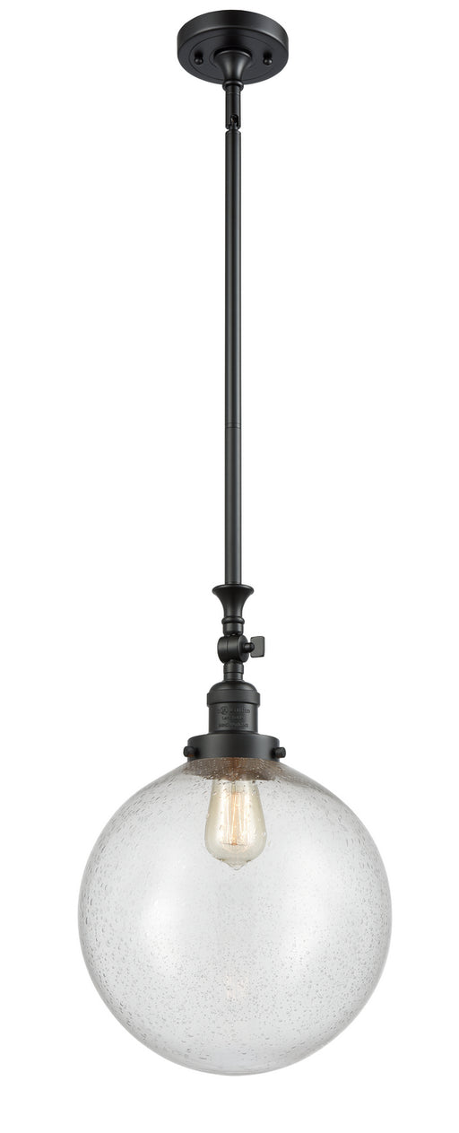 Innovations - 206-BK-G204-12-LED - LED Mini Pendant - Franklin Restoration - Matte Black