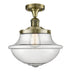 Innovations - 517-1CH-AB-G544 - One Light Semi-Flush Mount - Franklin Restoration - Antique Brass