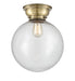 Innovations - 623-1F-AB-G204-12 - One Light Flush Mount - Aditi - Antique Brass