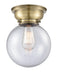 Innovations - 623-1F-AB-G204-8-LED - LED Flush Mount - Aditi - Antique Brass