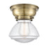 Innovations - 623-1F-AB-G322 - One Light Flush Mount - Aditi - Antique Brass