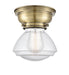 Innovations - 623-1F-AB-G324 - One Light Flush Mount - Aditi - Antique Brass