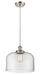 Innovations - 916-1P-SN-G72-L - One Light Mini Pendant - Ballston - Brushed Satin Nickel