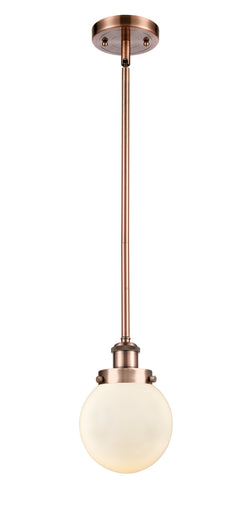 Ballston Urban One Light Mini Pendant Antique Copper