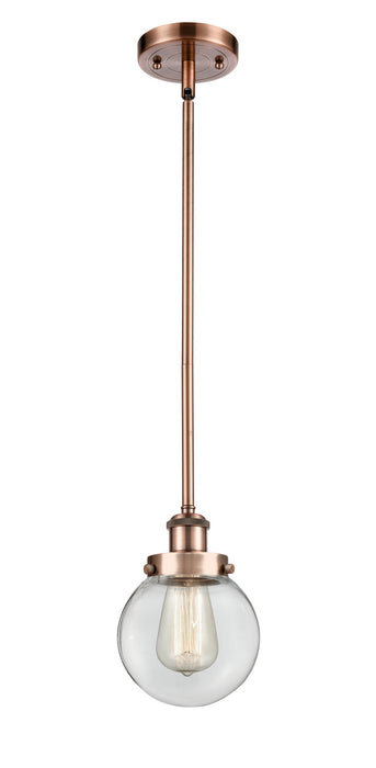 Innovations - 916-1S-AC-G202-6-LED - LED Mini Pendant - Ballston - Antique Copper