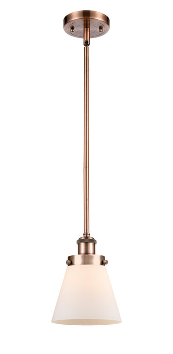 Innovations - 916-1S-AC-G61-LED - LED Mini Pendant - Ballston - Antique Copper