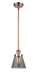 Innovations - 916-1S-AC-G63-LED - LED Mini Pendant - Ballston - Antique Copper