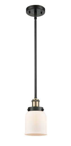 Ballston Urban One Light Mini Pendant Black Antique Brass